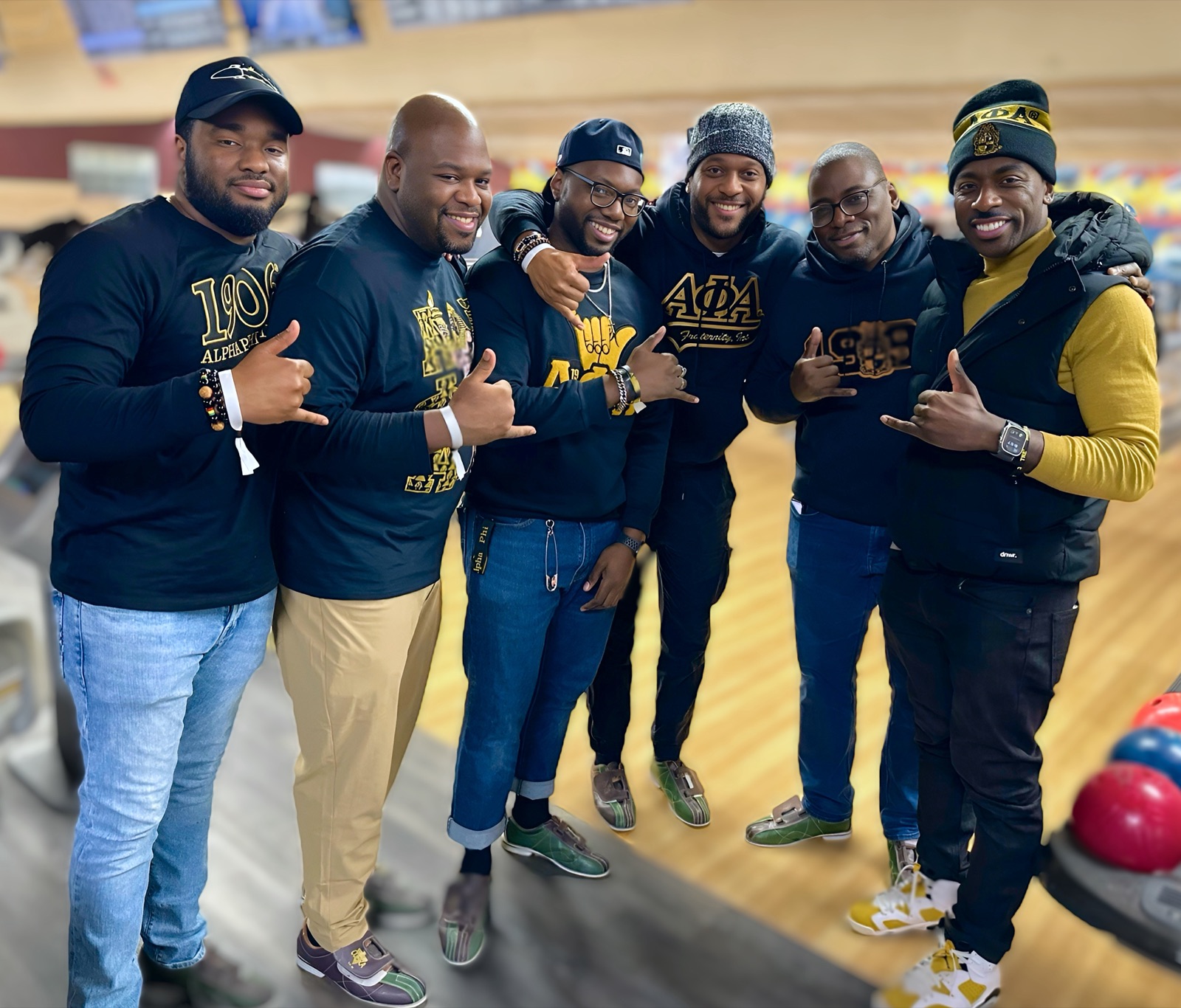 Council brothers at the January 2026 Bowling Night fundraiser